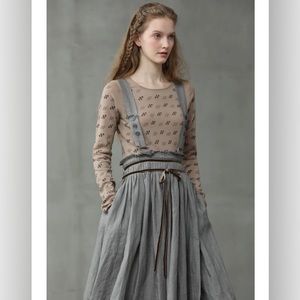 NWT LinenNaive library 23 dress (M)